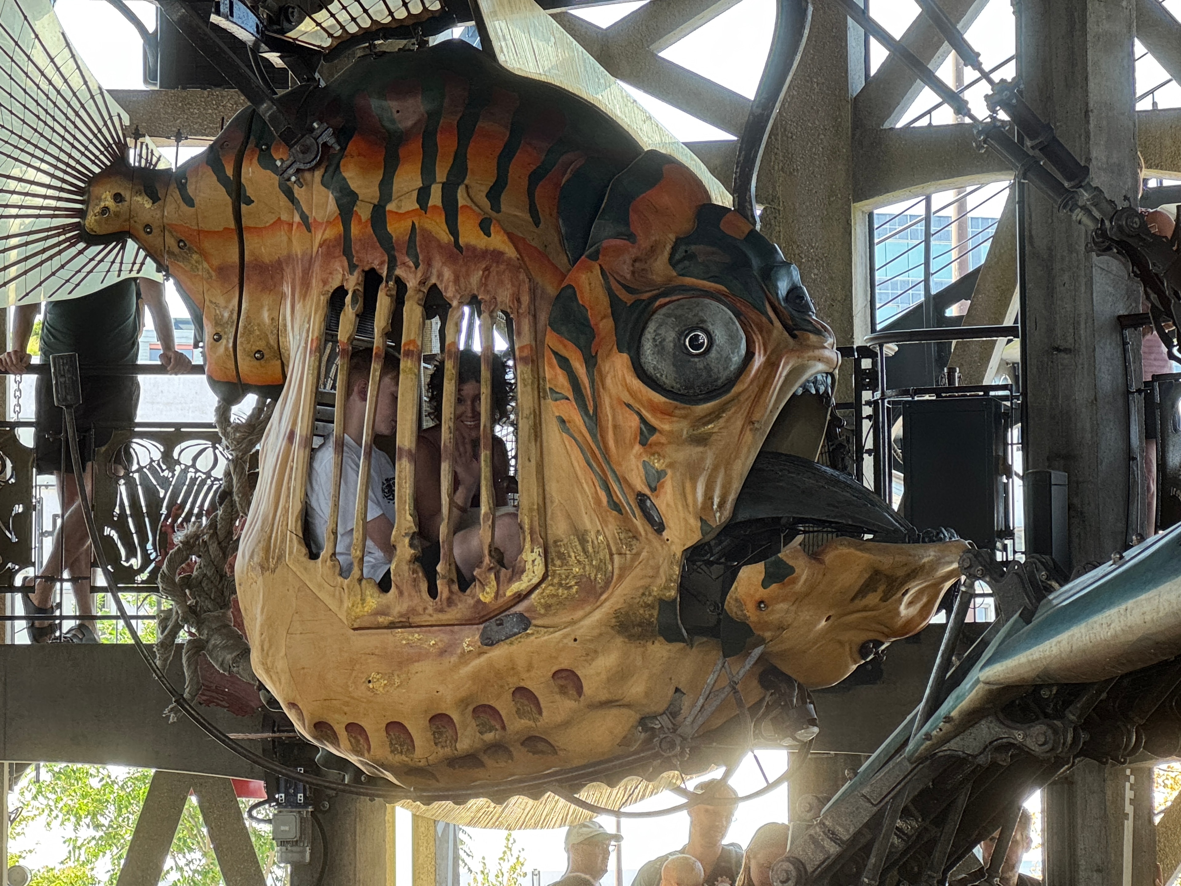 The giant mechanical fish — Les Machines de l'Île, Nantes