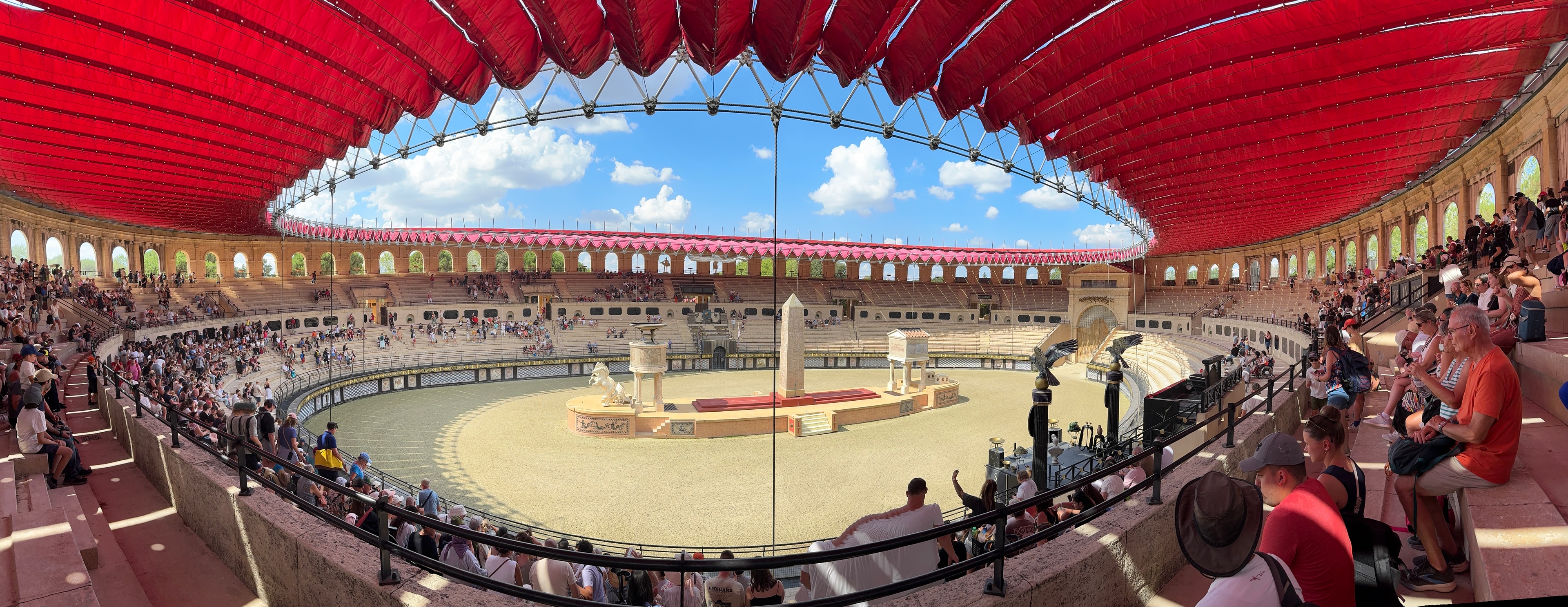The Roman arena show at Puy du Fou