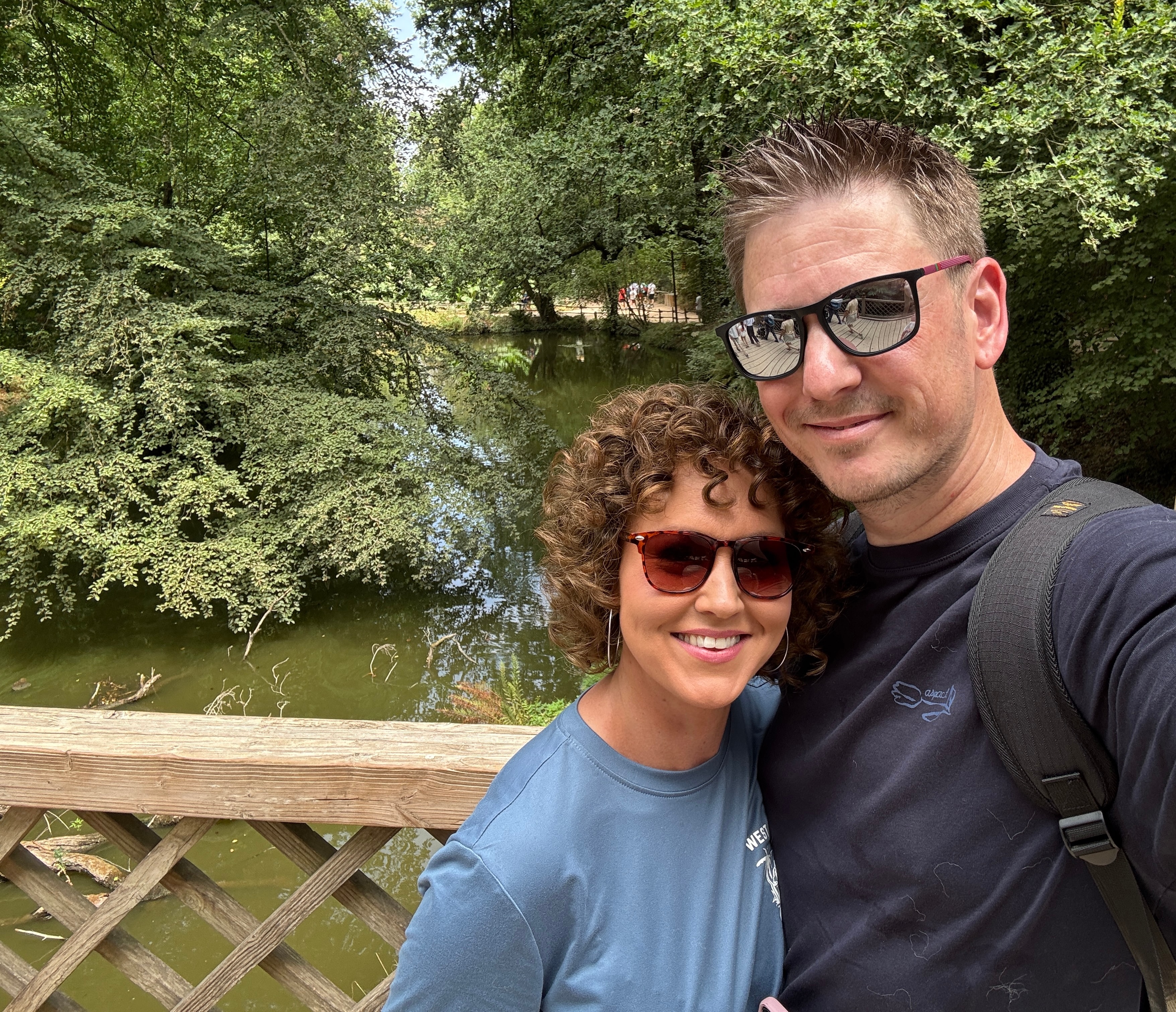 Christine & Kevin selfie by the river