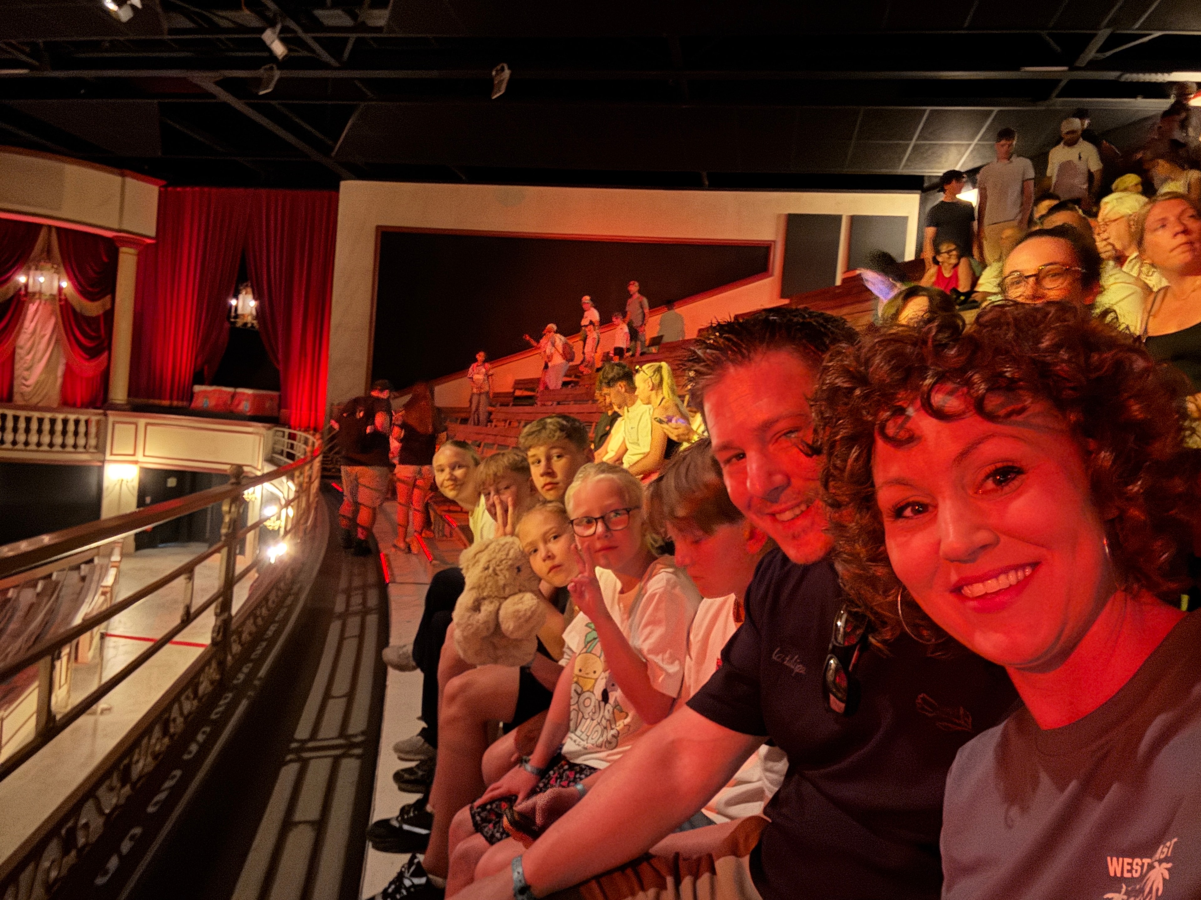 Family selfie at Puy du Fou