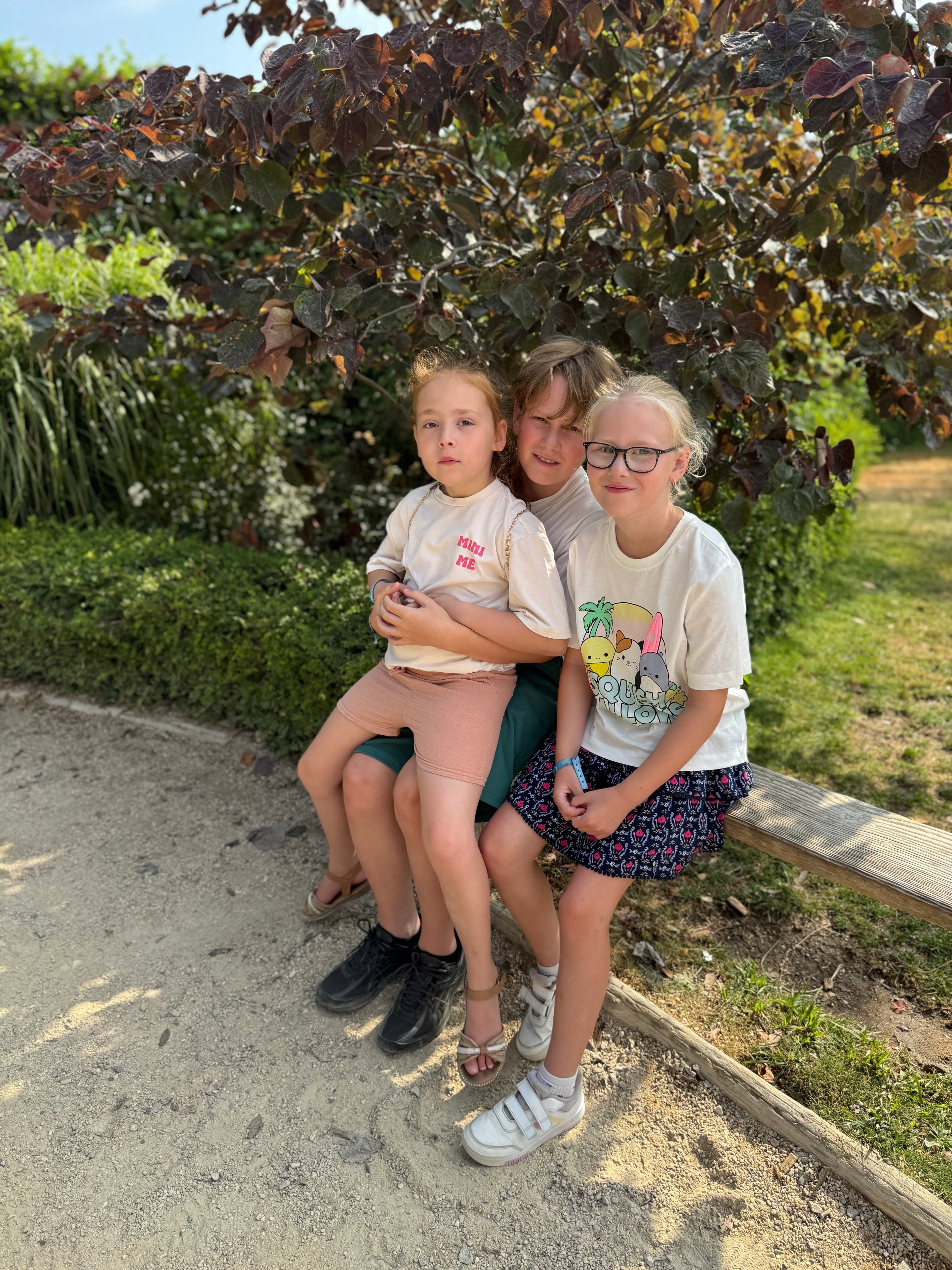 The three kids at Puy du Fou