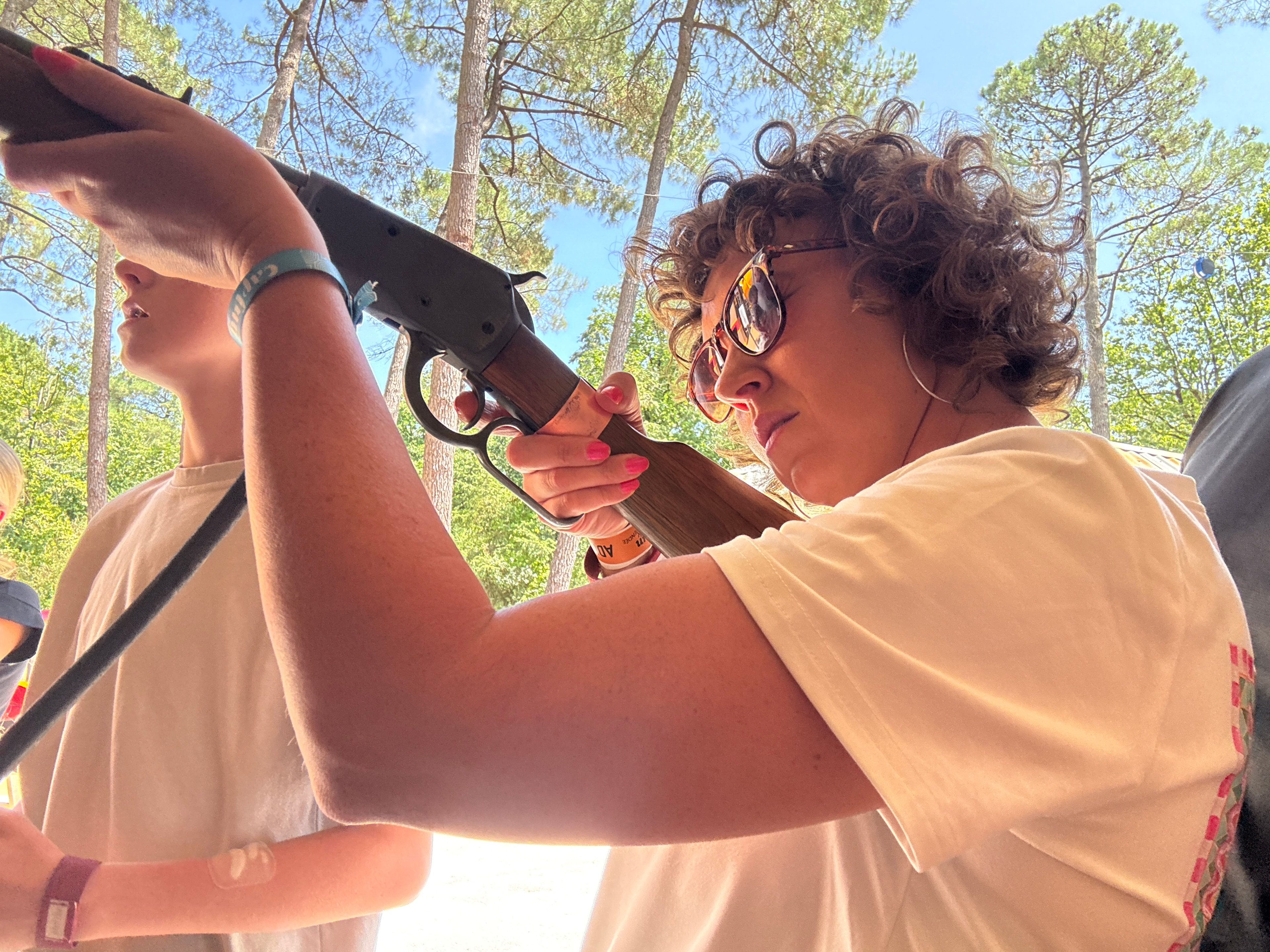 Wild West shooting gallery