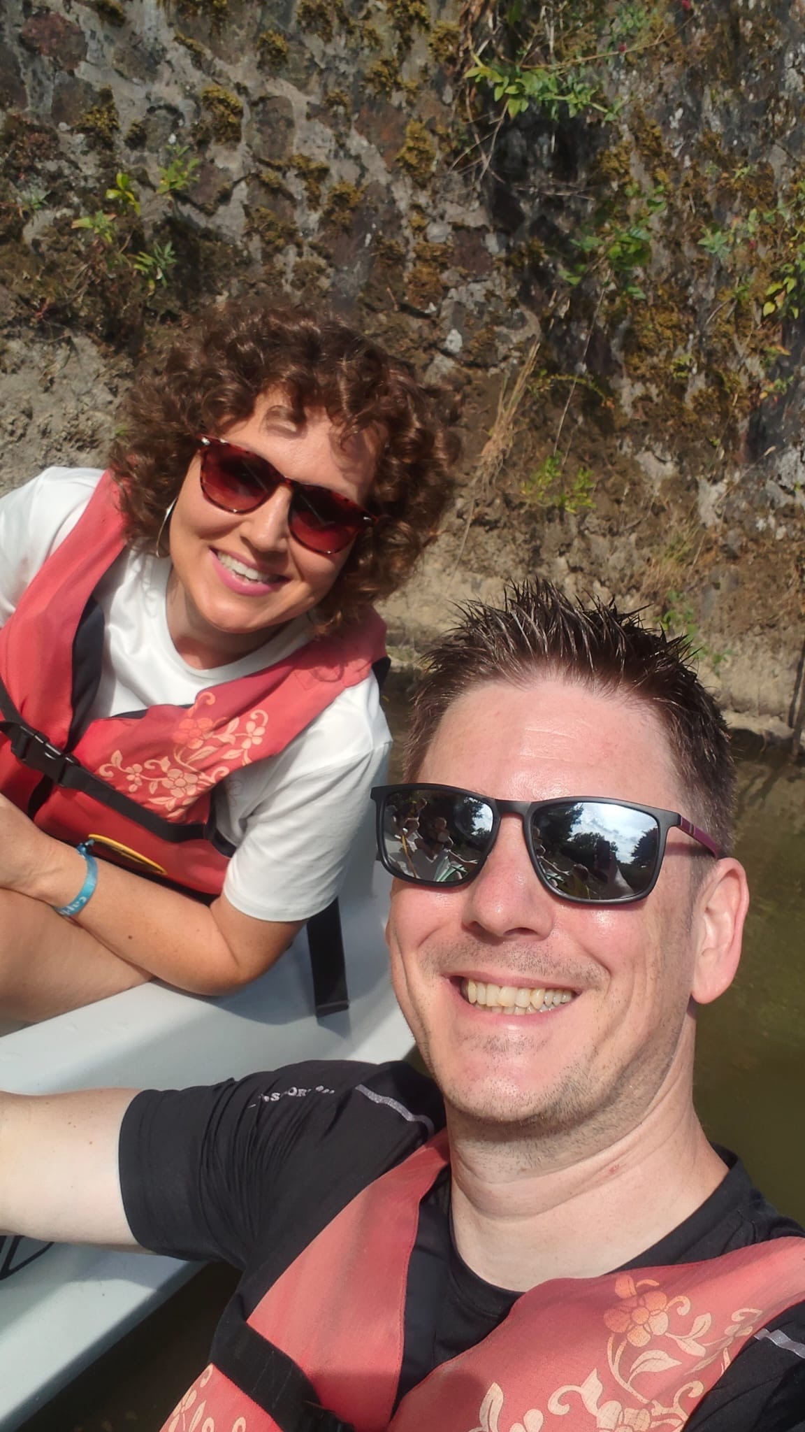 Kayak selfie on the river