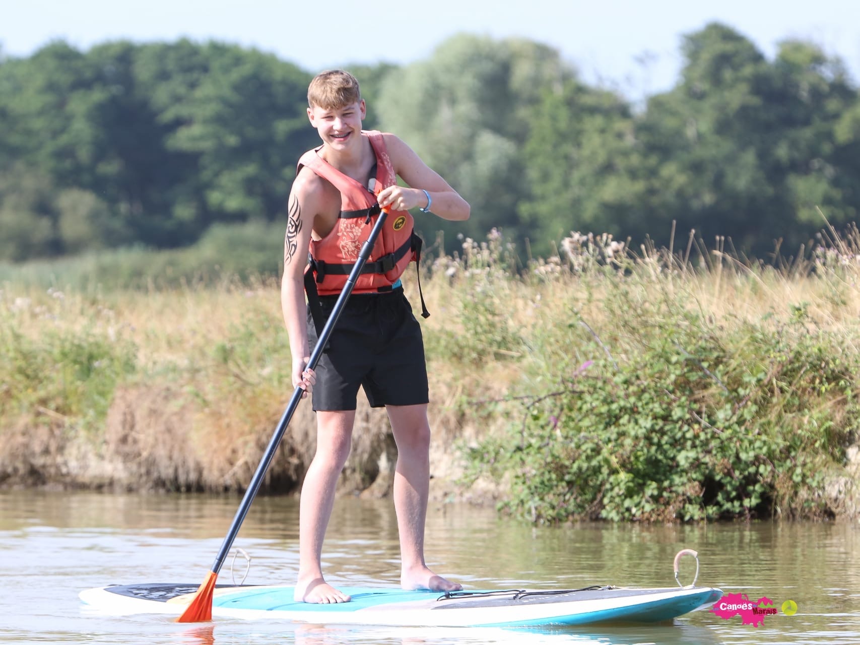 Paddleboarding through the Marais